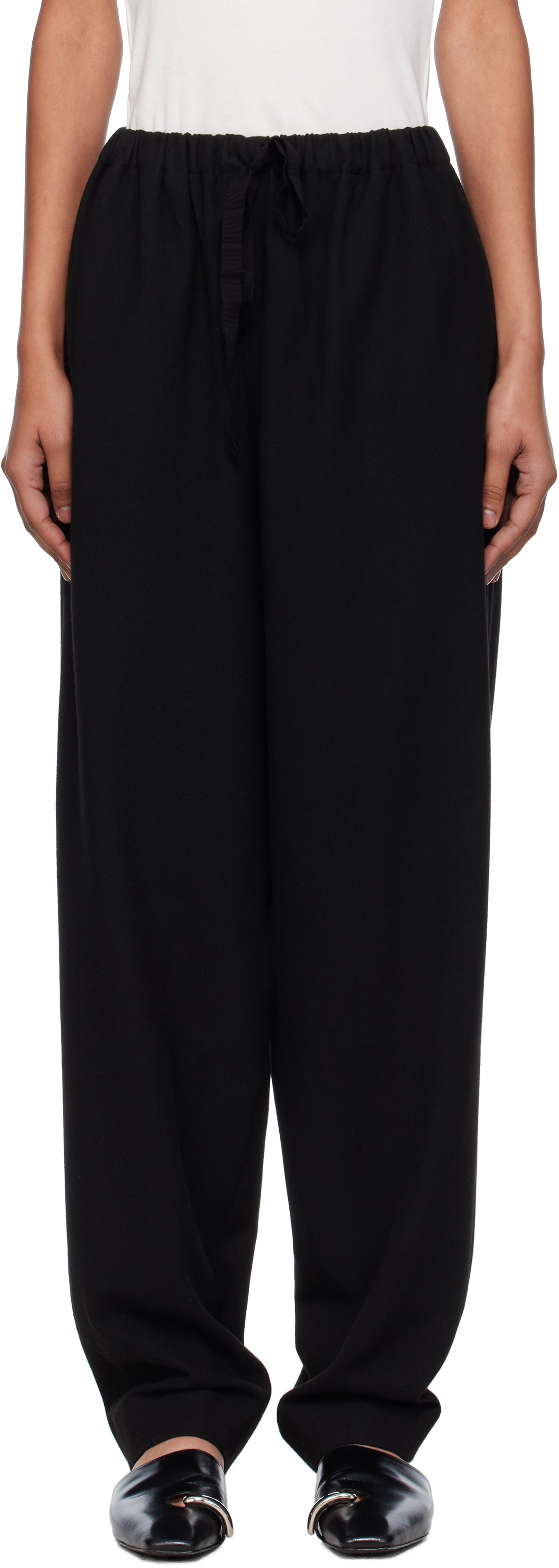 GIA STUDIOS - Pantalon Alexa noir