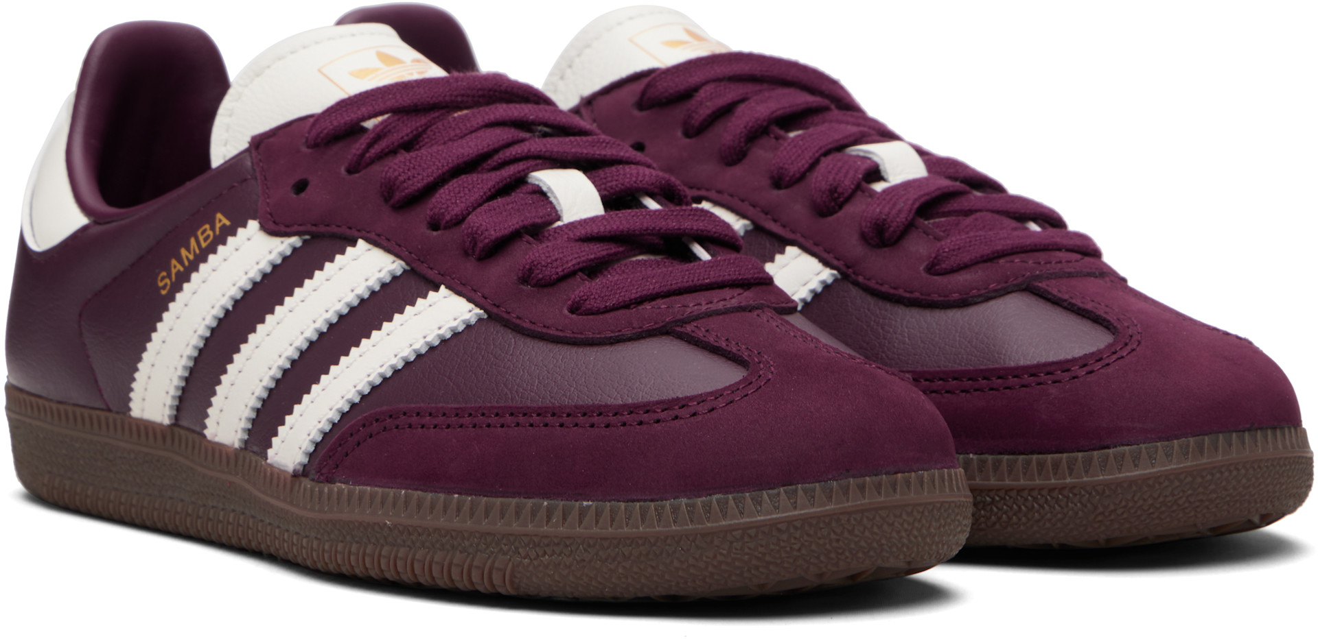 adidas gazelle silver green womens Women's Samba OG 'Maroon' Sneakers main image 1
