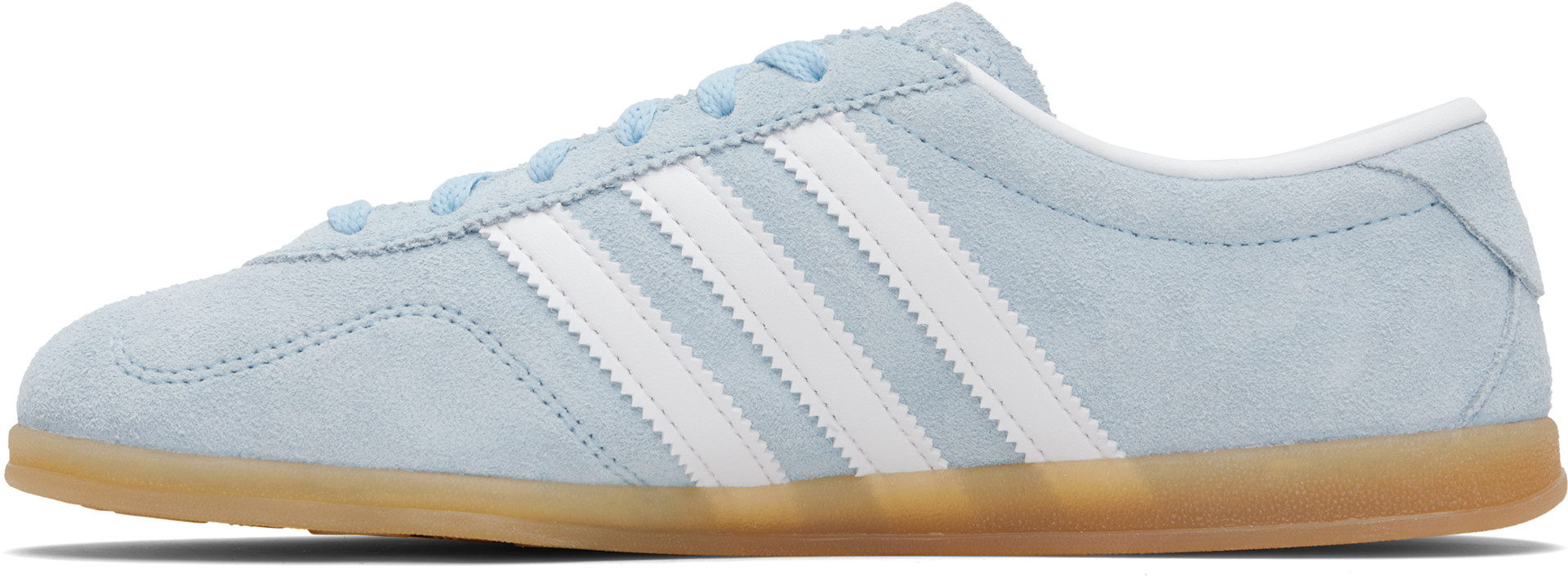 adidas Originals: Blue Gazelle Lo Pro Sneakers | SSENSE