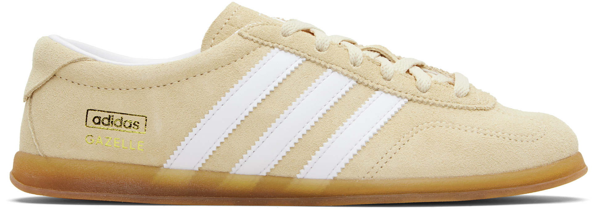 adidas Originals: Beige Gazelle Lo Pro Sneakers | SSENSE South Korea