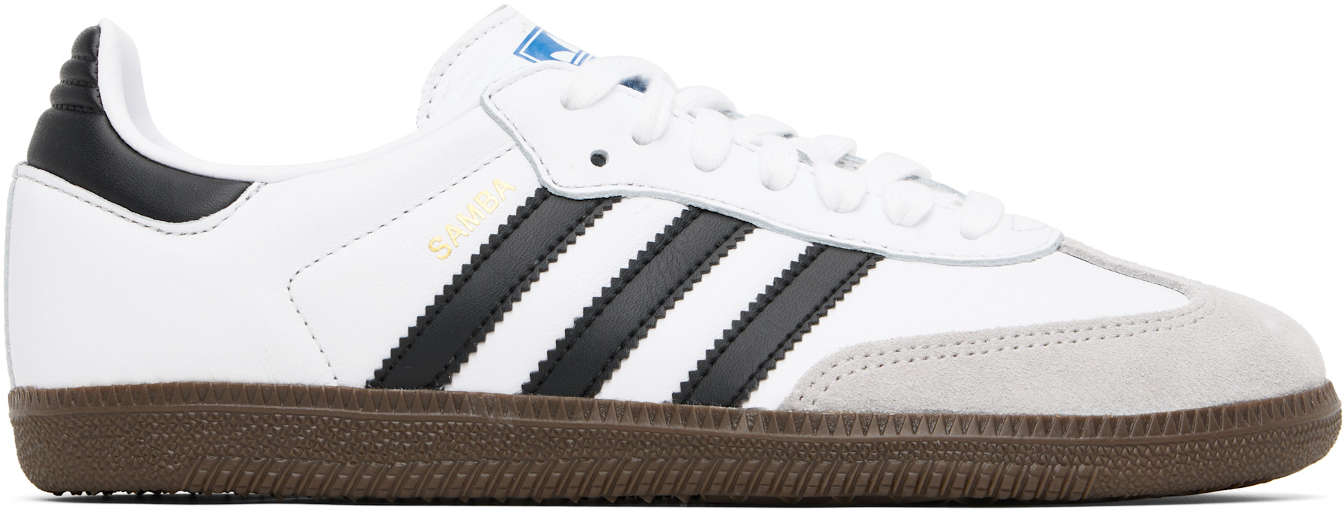 adidas Originals: ホワイト＆ブラック Samba OG スニーカー | SSENSE 日本
