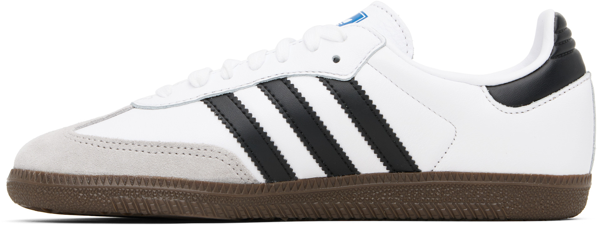adidas Originals: White & Black Samba OG Sneakers | SSENSE