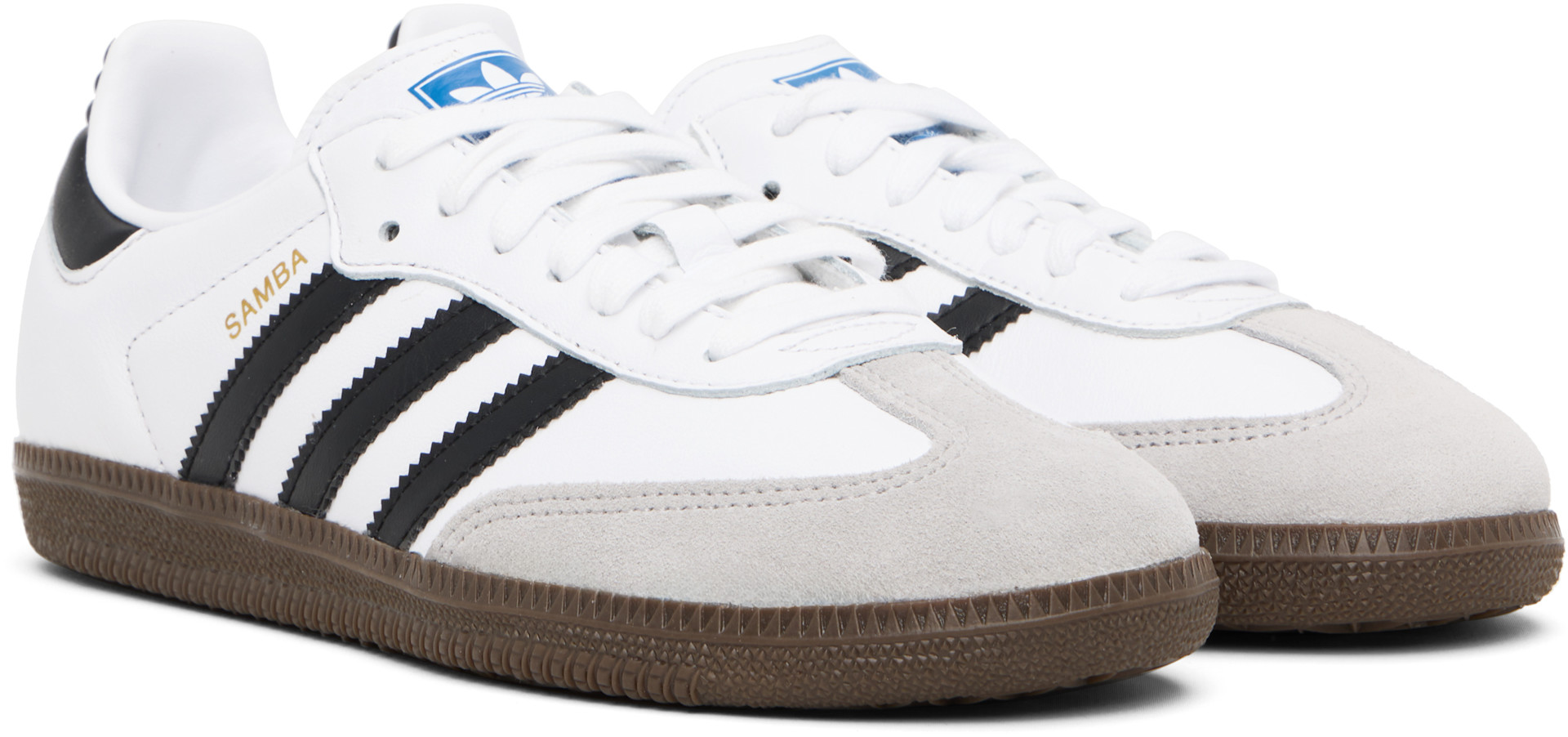 adidas Originals: ホワイト＆ブラック Samba OG スニーカー | SSENSE 日本