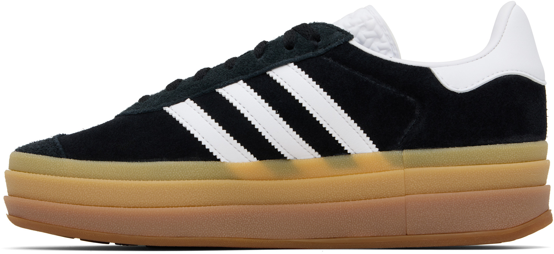 adidas Originals: Black Gazelle Bold Sneakers | SSENSE Singapore