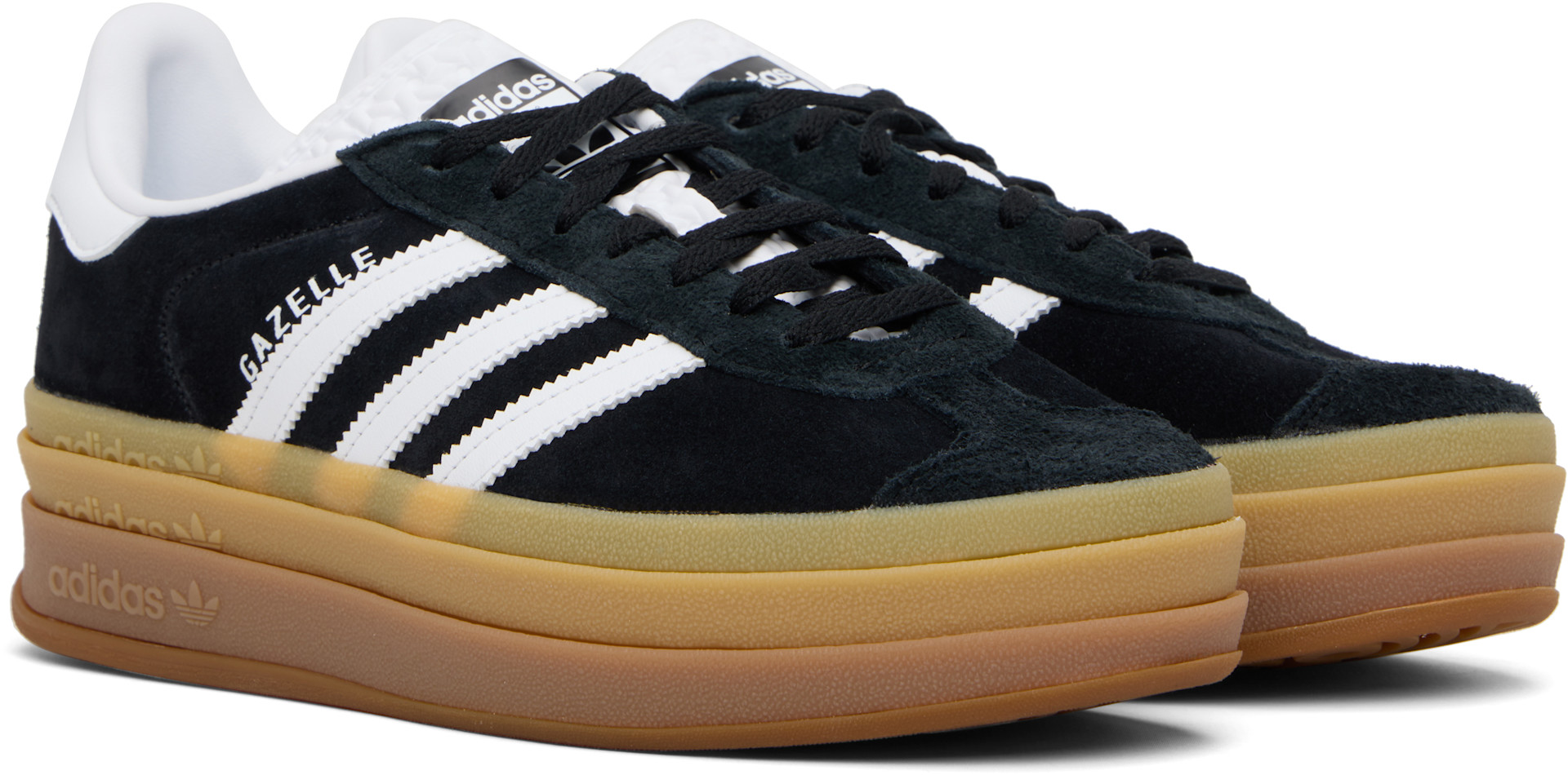 adidas Originals: Black Gazelle Bold Sneakers | SSENSE Denmark adidas Originals: Black Gazelle Bold Sneakers | SSENSE Denmark