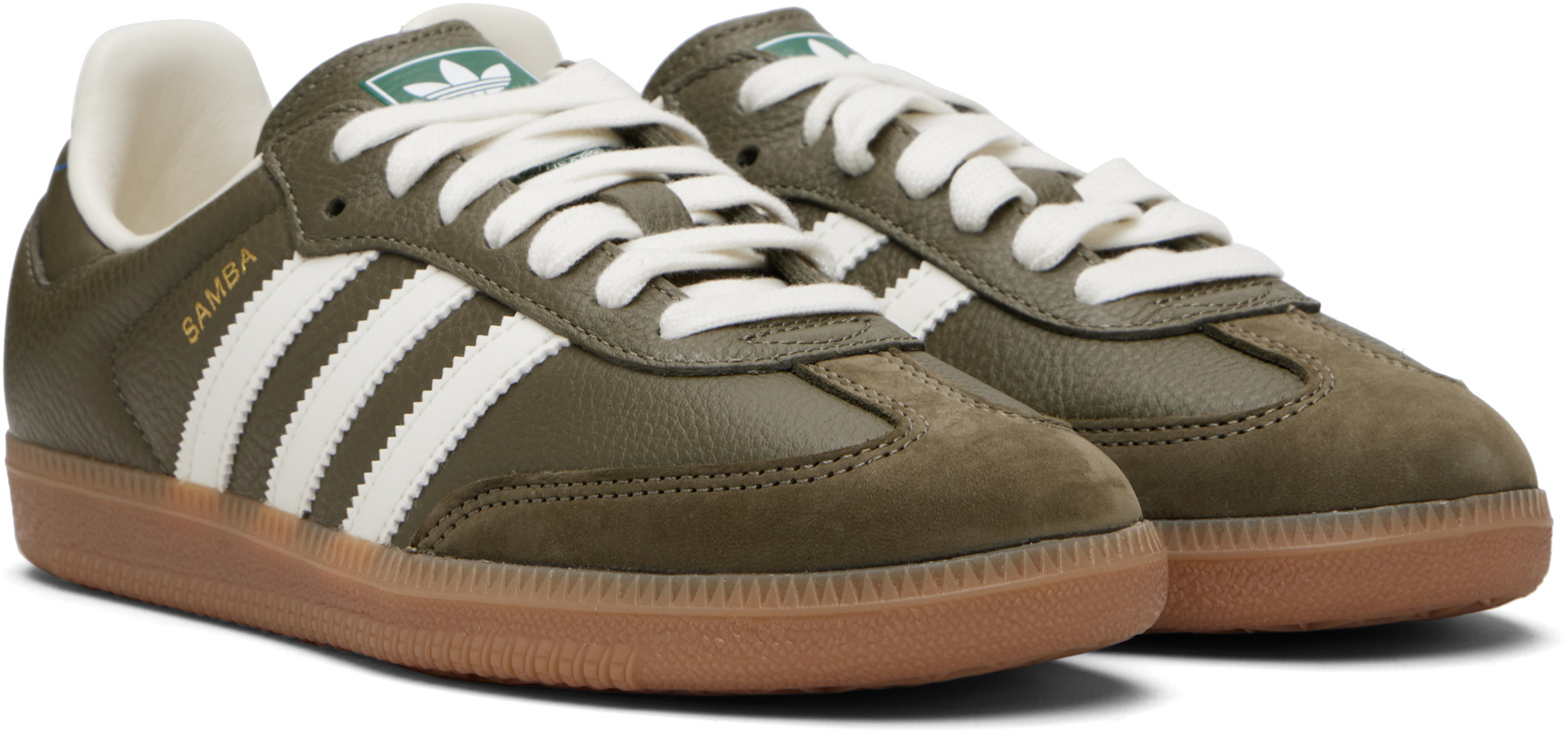 adidas Originals: Khaki Samba OG Sneakers | SSENSE Argentina