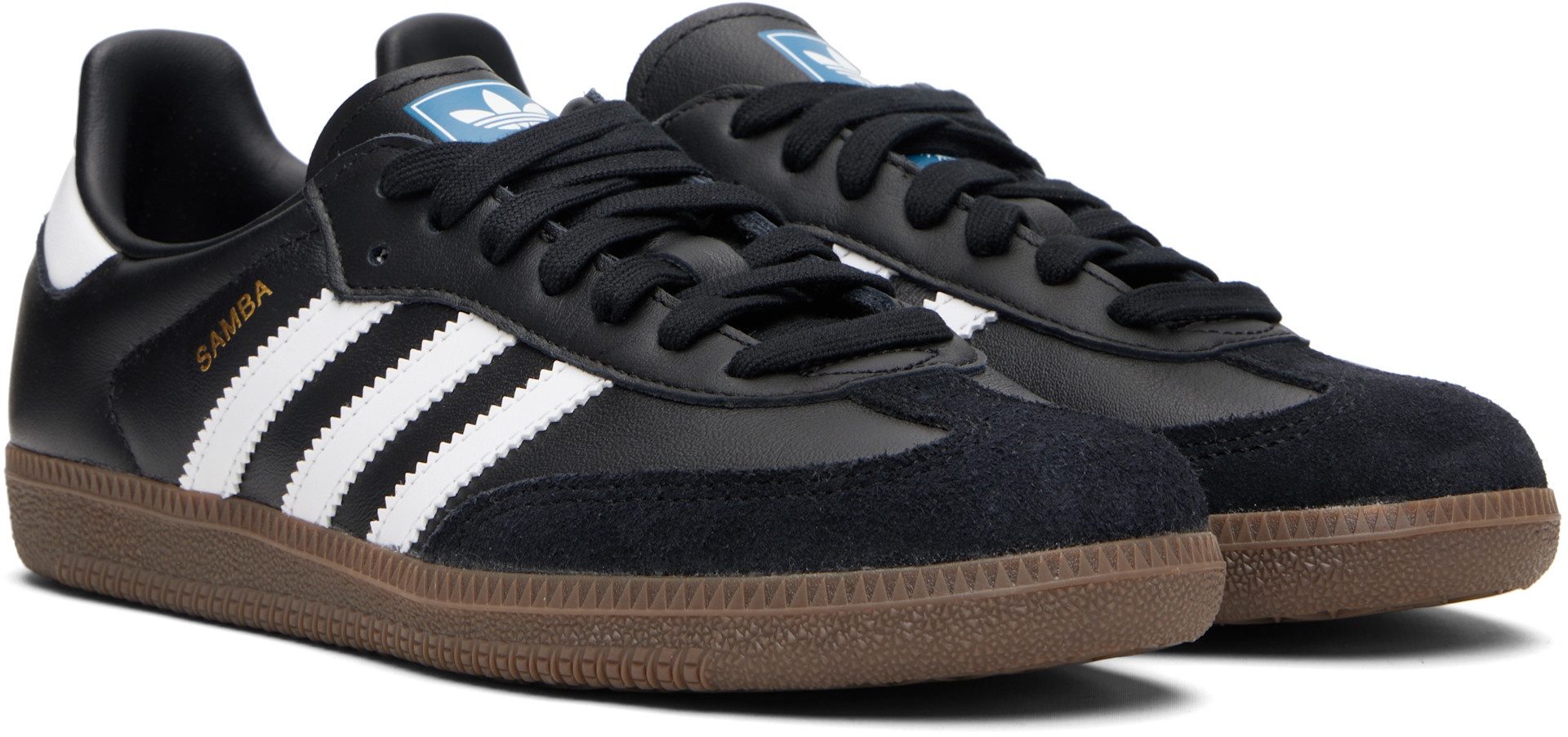 adidas Originals: Black Samba OG Sneakers | SSENSE Canada
