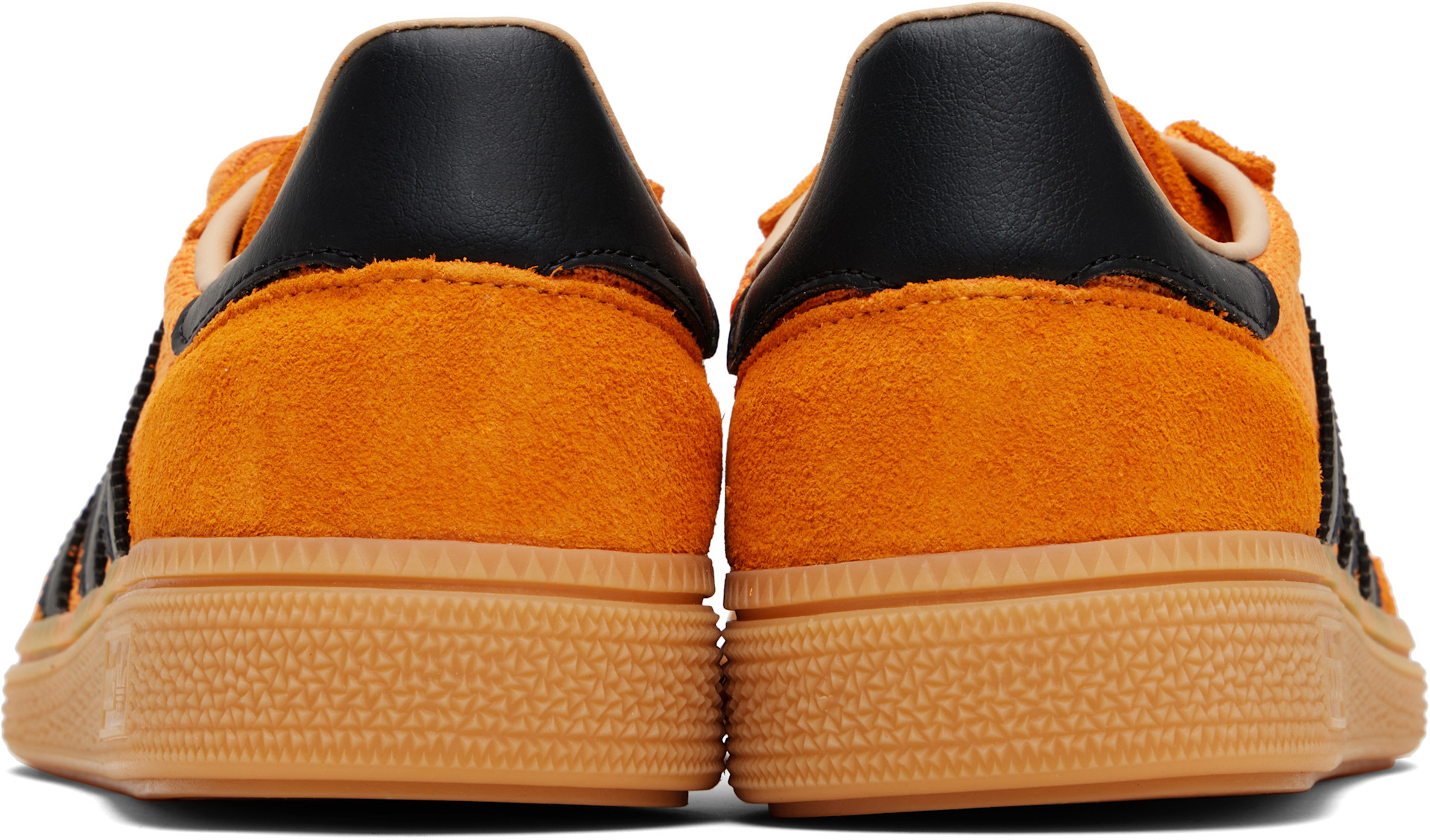 adidas Originals: Orange Handball Spezial Sneakers | SSENSE adidas Originals: Orange Handball Spezial Sneakers | SSENSE