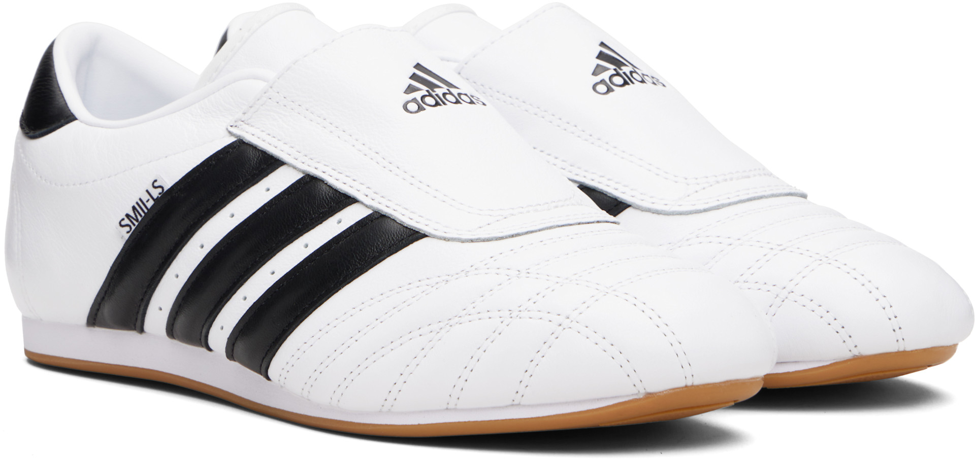 adidas Originals: White & Black 'Adidas' Taekwondo Sneakers | SSENSE  Argentina