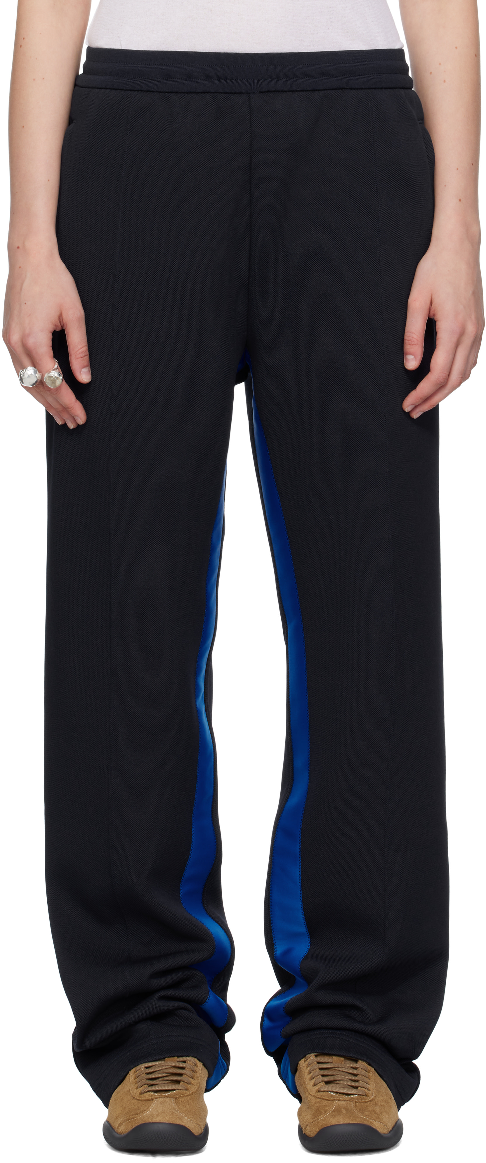 Wales Bonner: Navy adidas Originals Edition Pique Track Pants