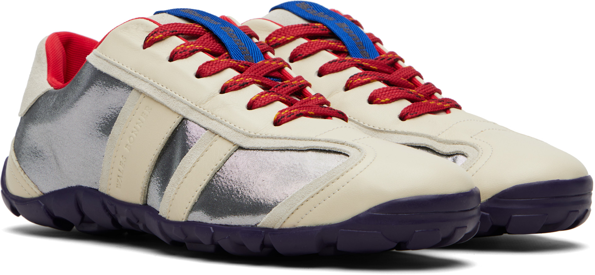 Wales Bonner: Off-White & Silver Cadence Sneakers | SSENSE