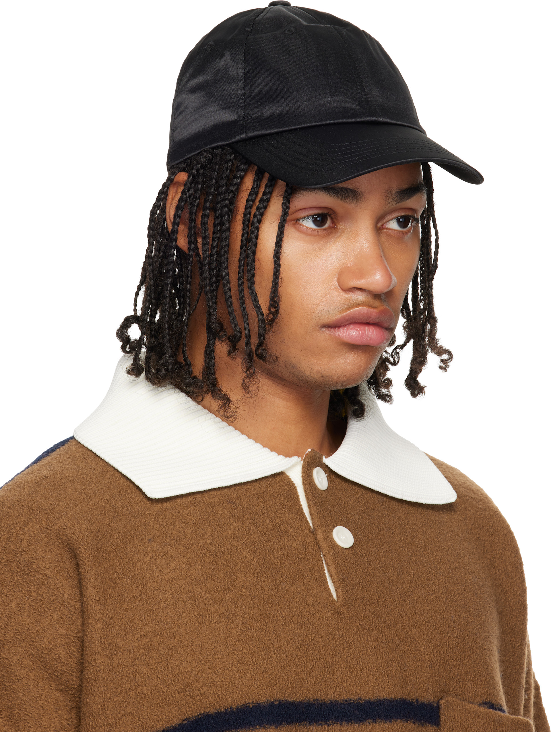 Wales Bonner: ブラック 'The Original' キャップ | SSENSE 日本