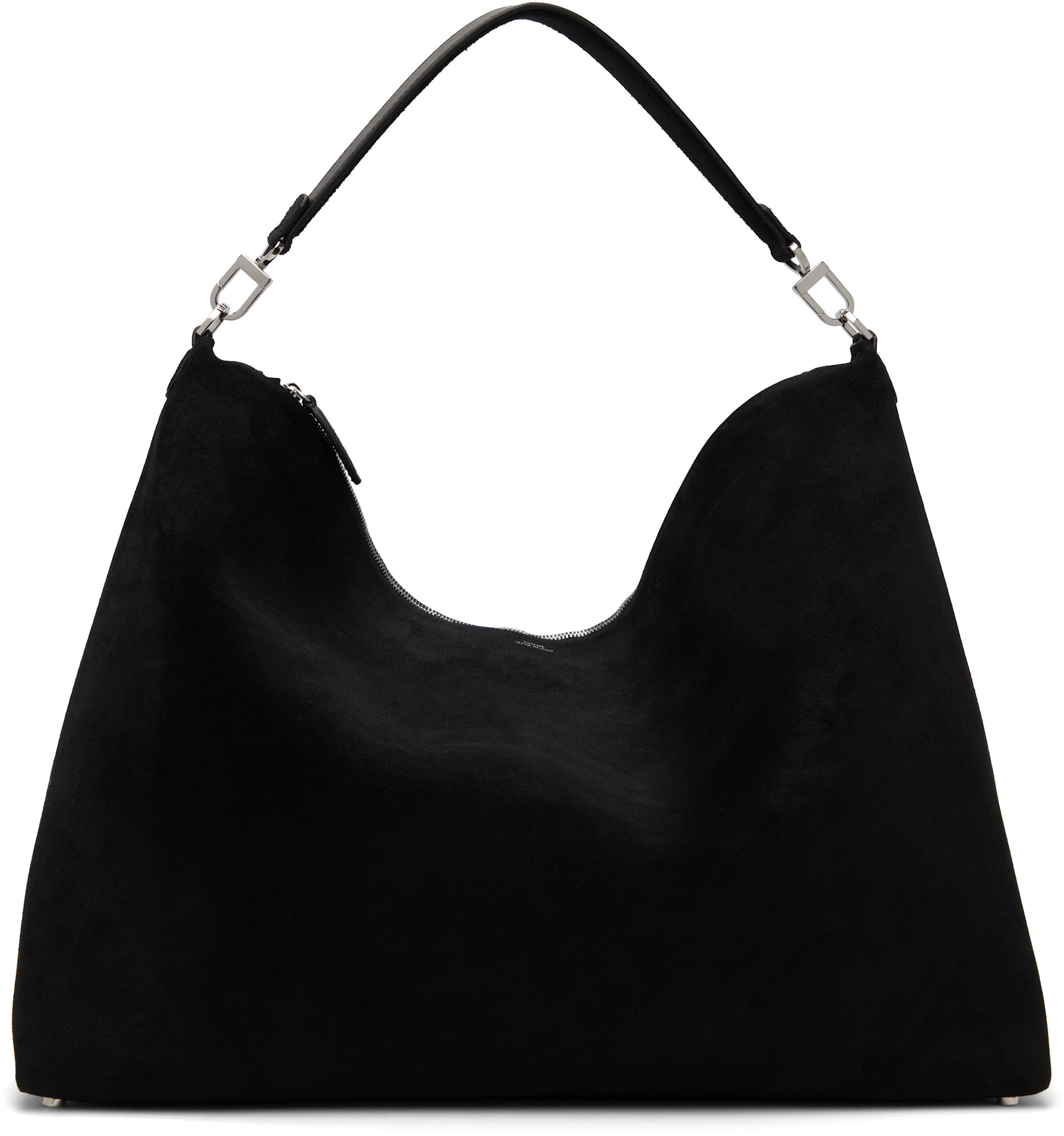 TOTEME - Cabas Bevel noir en suède