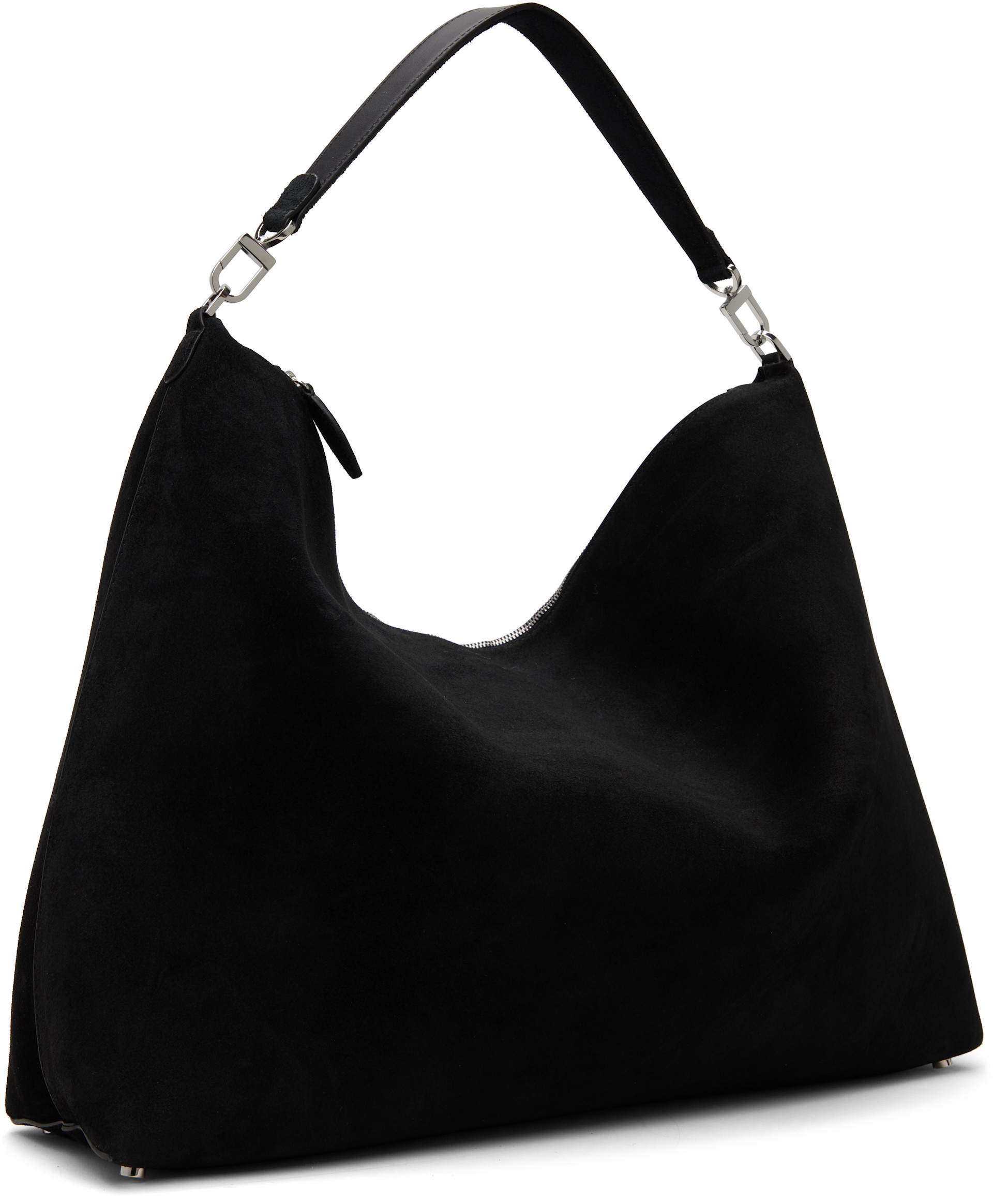 TOTEME - Cabas Bevel noir en suède