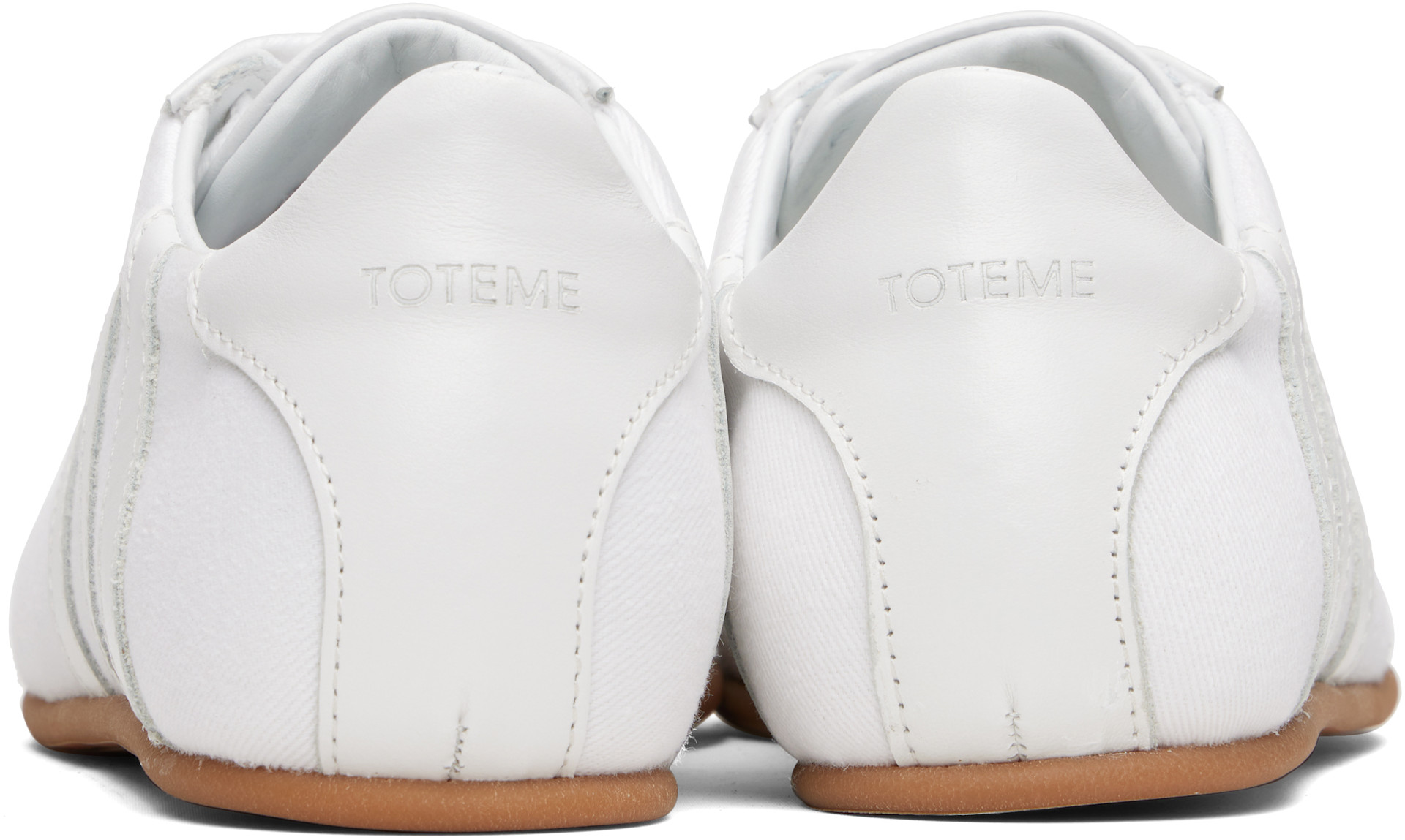 TOTEME - Baskets blanches en canevas