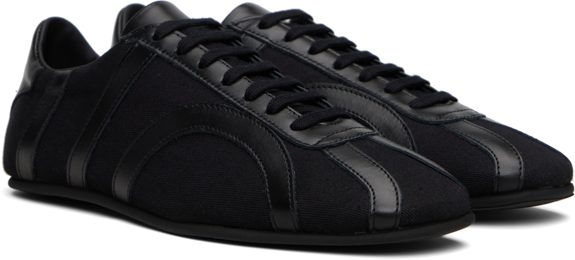 TOTEME - Baskets noires en canevas