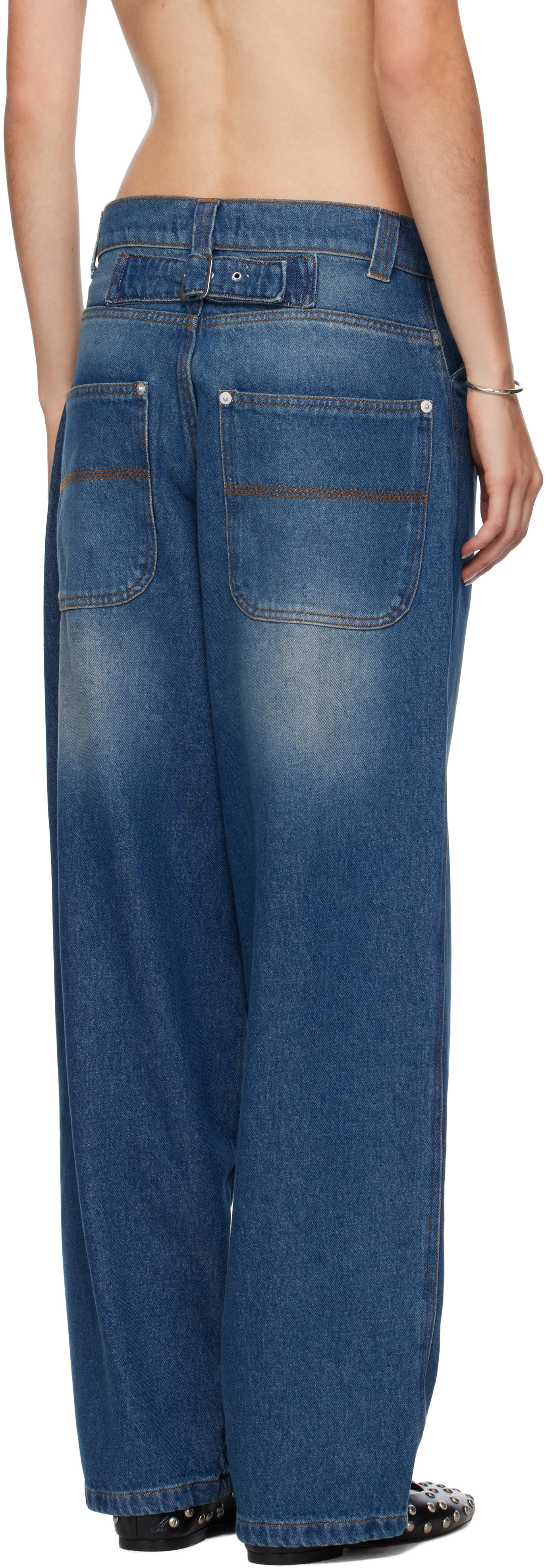Gimaguas: Blue Back Jeans | SSENSE