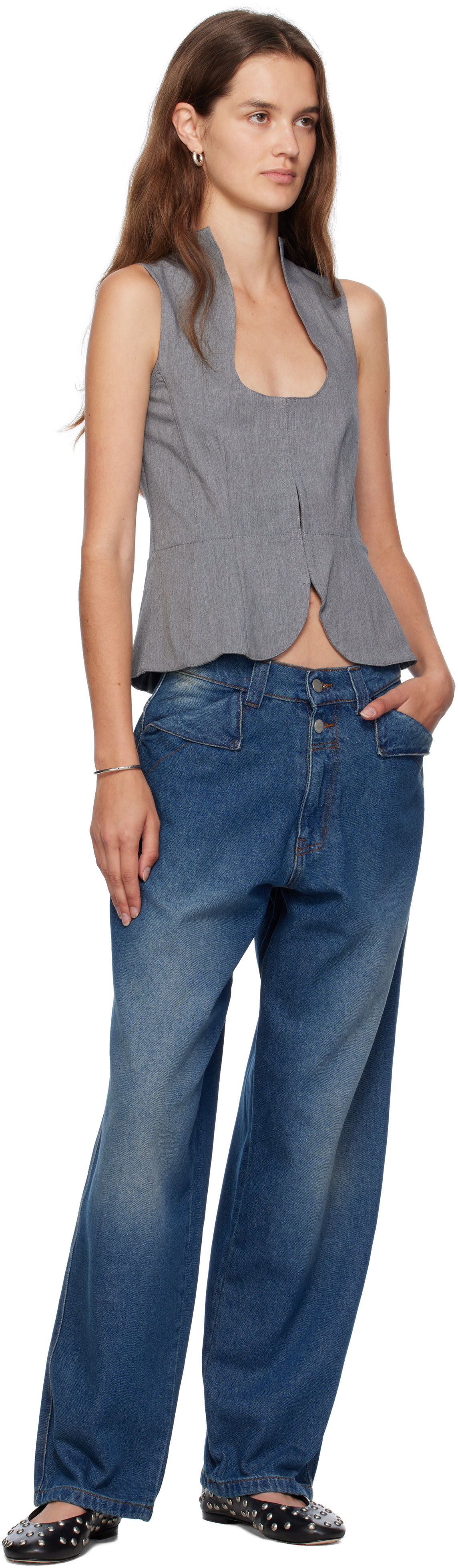 Gimaguas: Blue Back Jeans | SSENSE