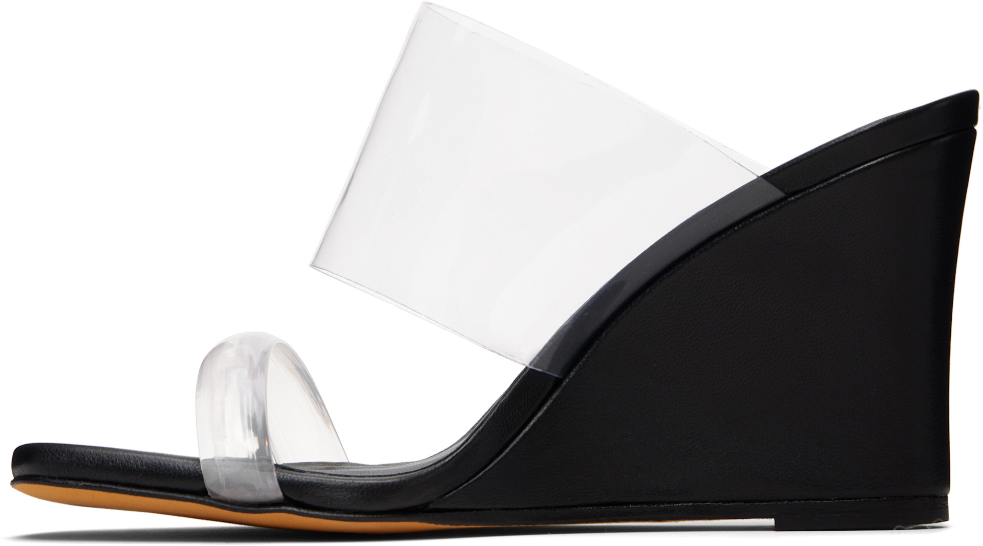 Maryam Nassir Zadeh: SSENSE Exclusive Black Olympia Wedge Heeled