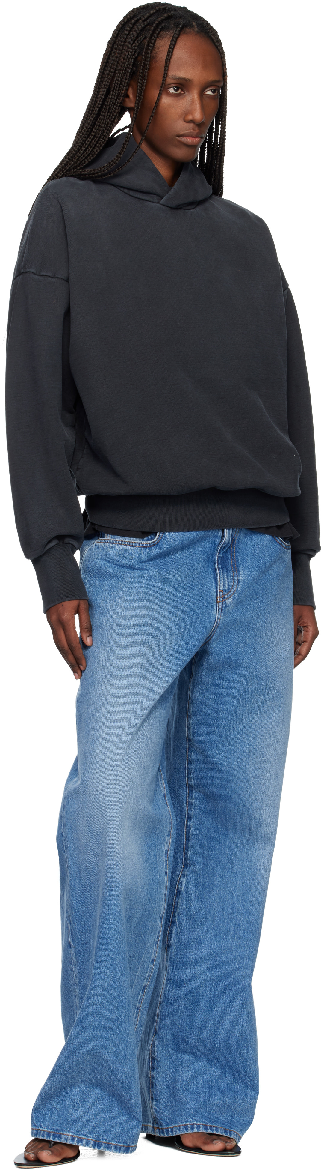 Fear of God: Black Washed Hoodie | SSENSE Denmark