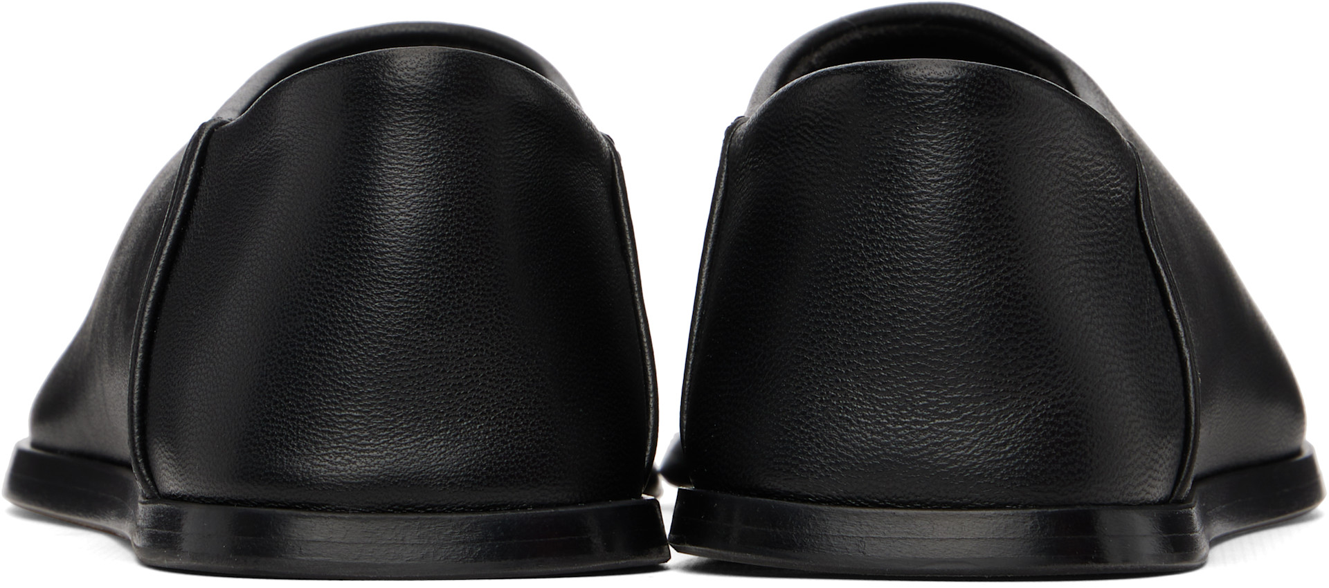 Fear of god the loafer フィアオブゴッド スリッポン Fear of God: Black Slip On Loafers | SSENSE