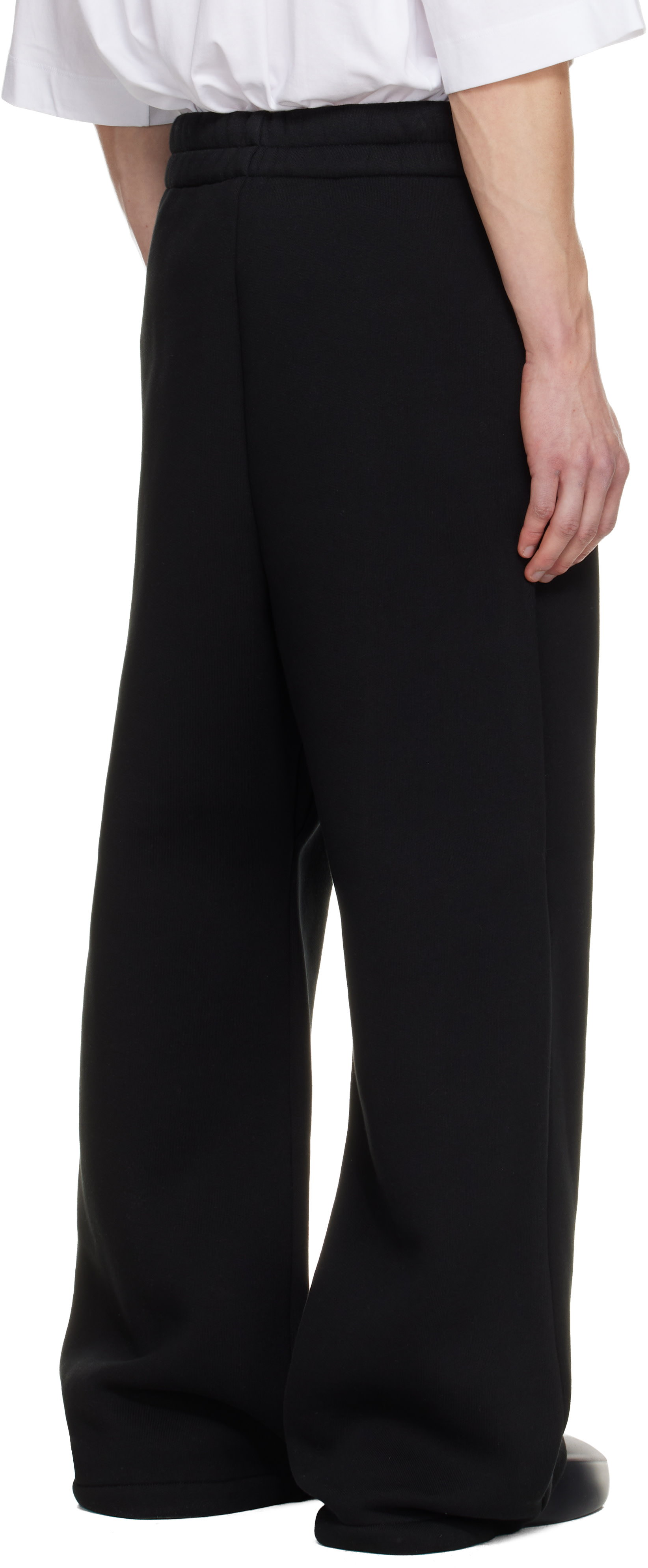 Fear of God: Black Wide Leg Sweatpants | SSENSE