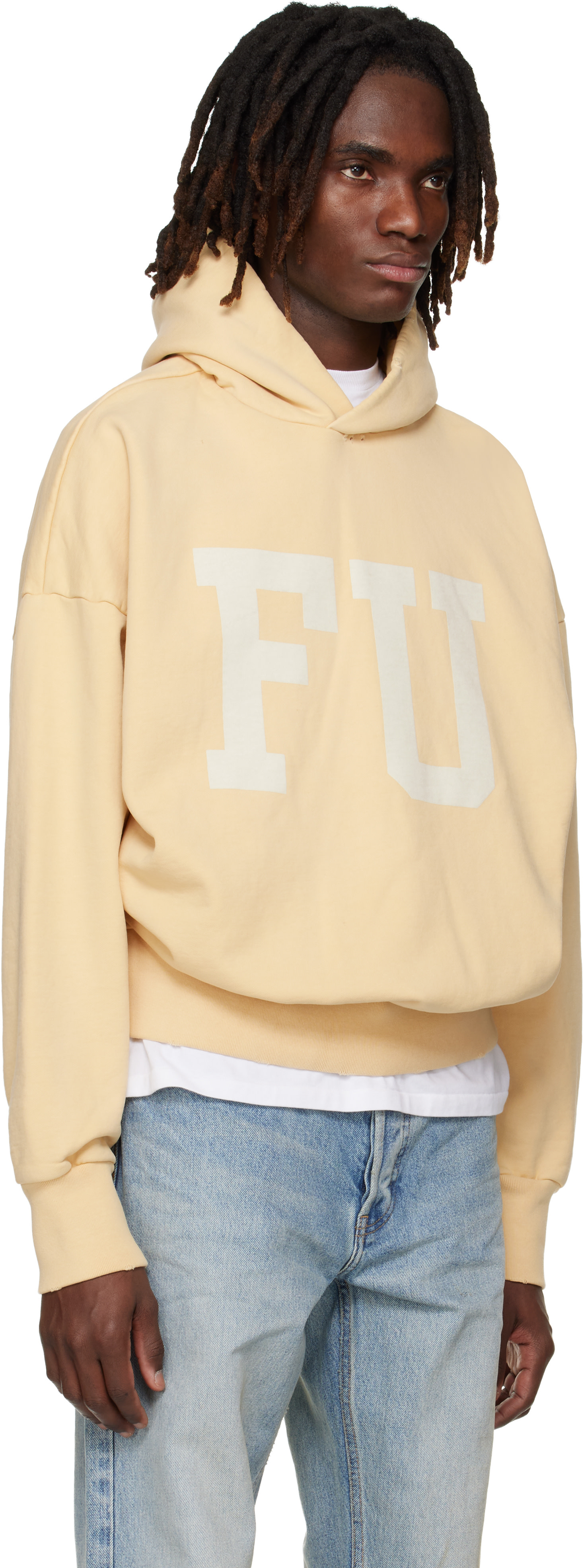 Fear of God - Pull à capuche 'Educate' jaune