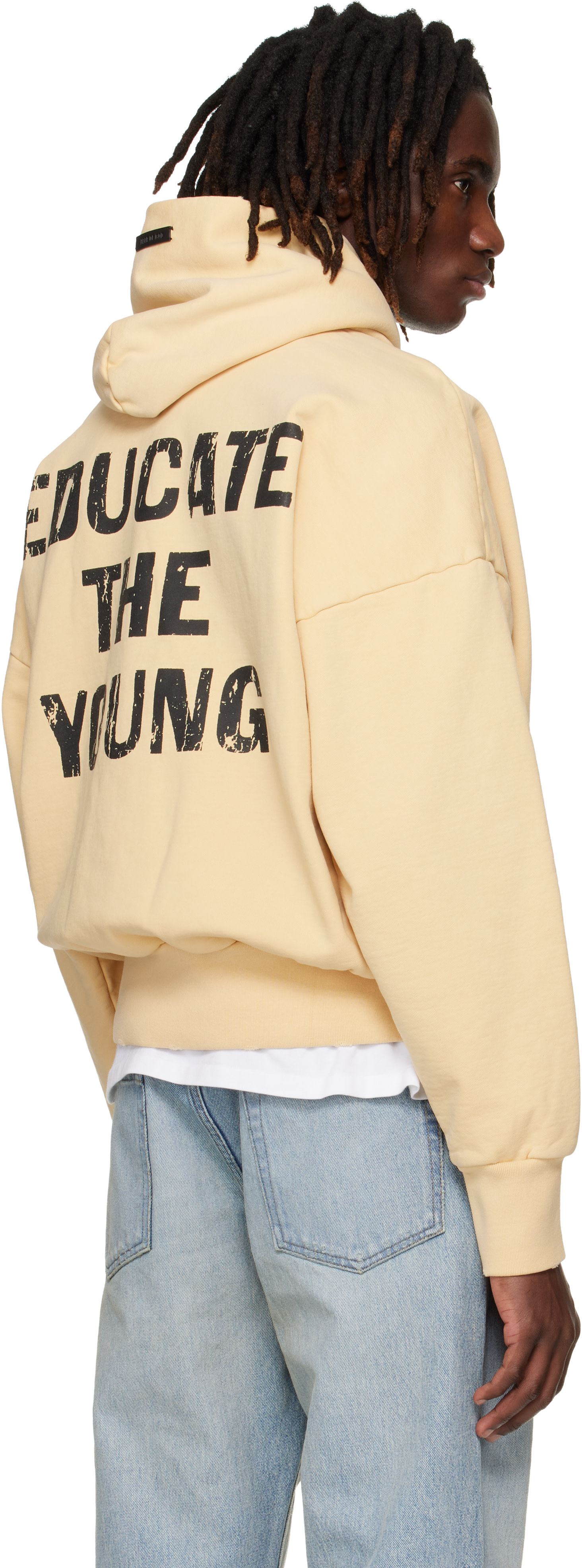 Fear of God - Pull à capuche 'Educate' jaune