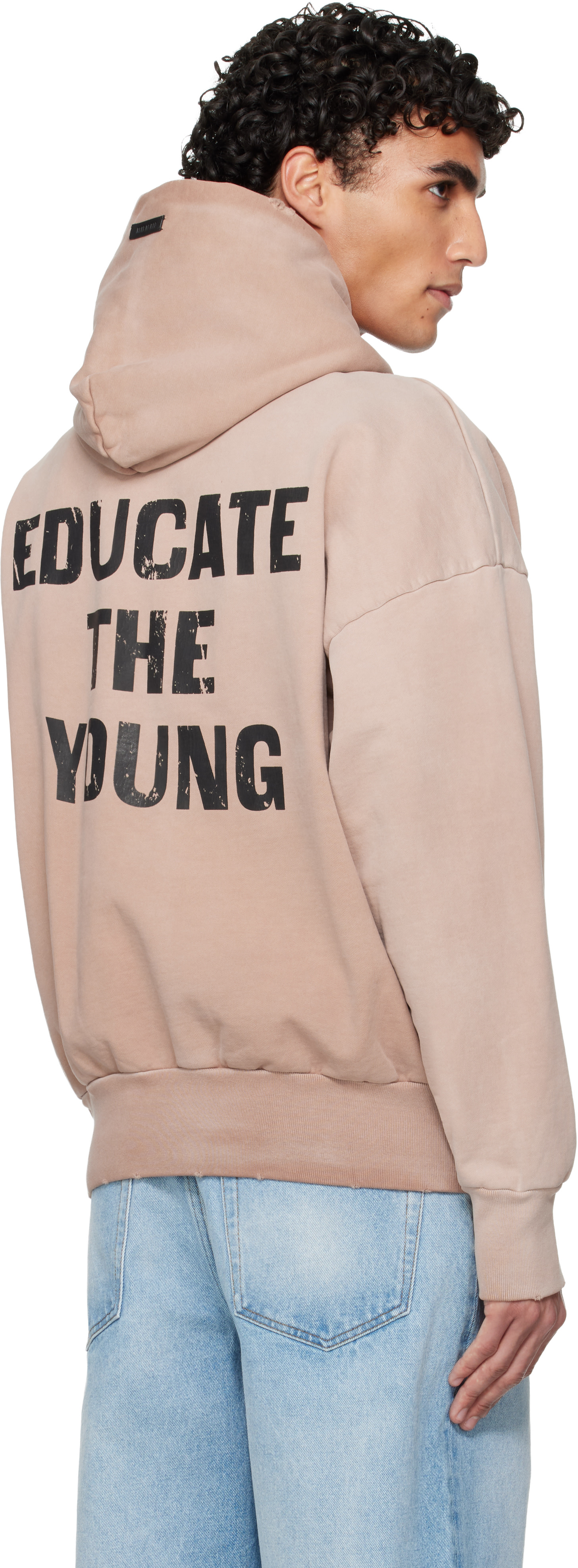 Fear of God - Pull à capuche 'Educate' rose