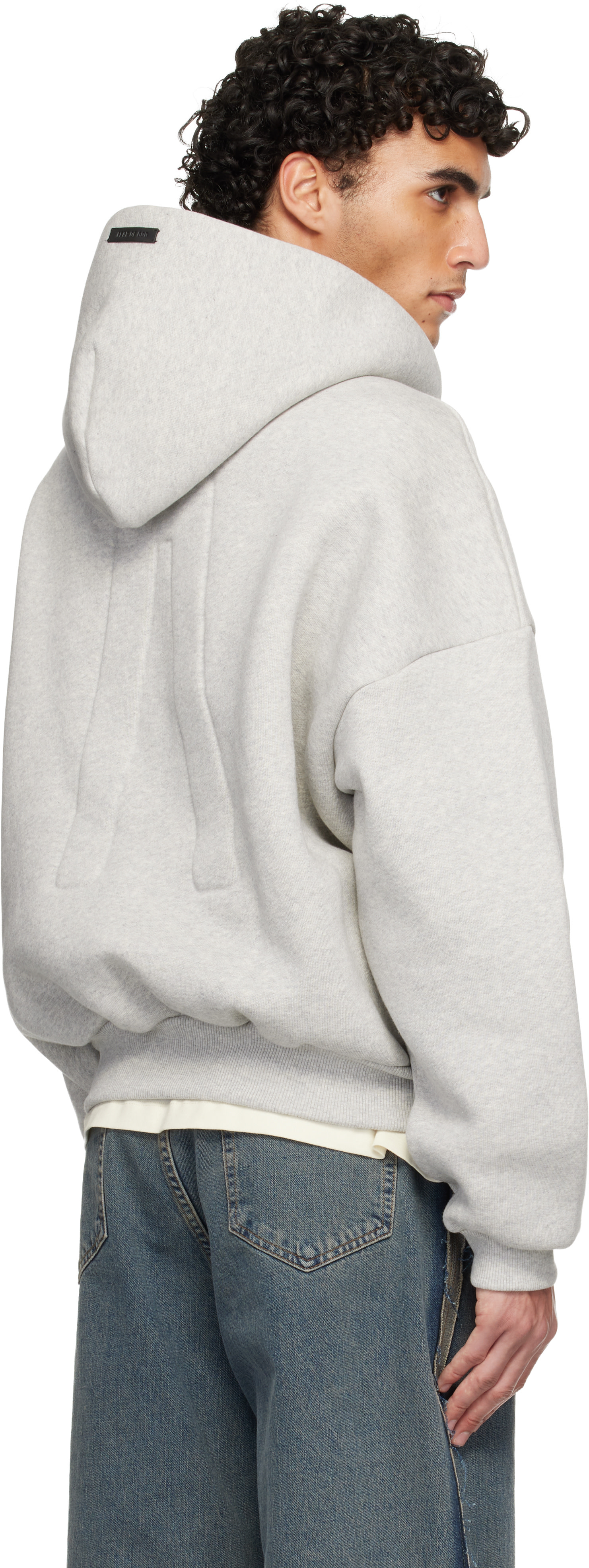Fear of God: グレー Athletics ハーフジップ フーディ | SSENSE 日本