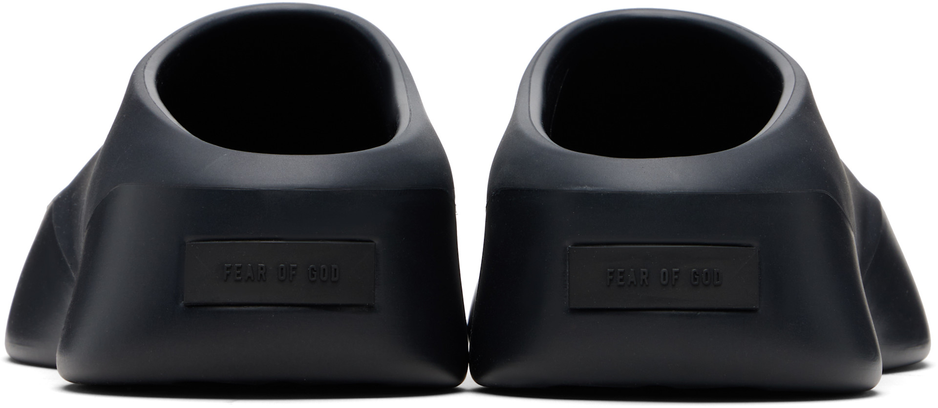 Fear of God: Black EVA Runner Loafers | SSENSE