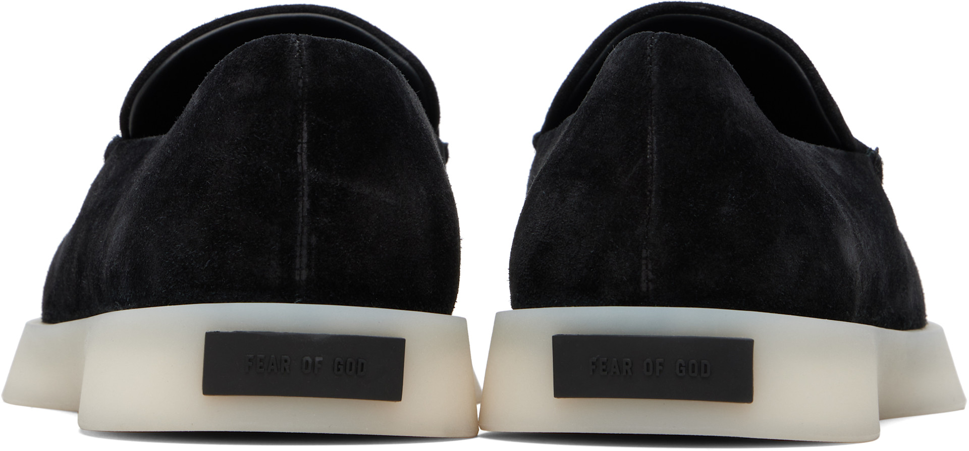 Fear of God: Black Casual Loafers | SSENSE