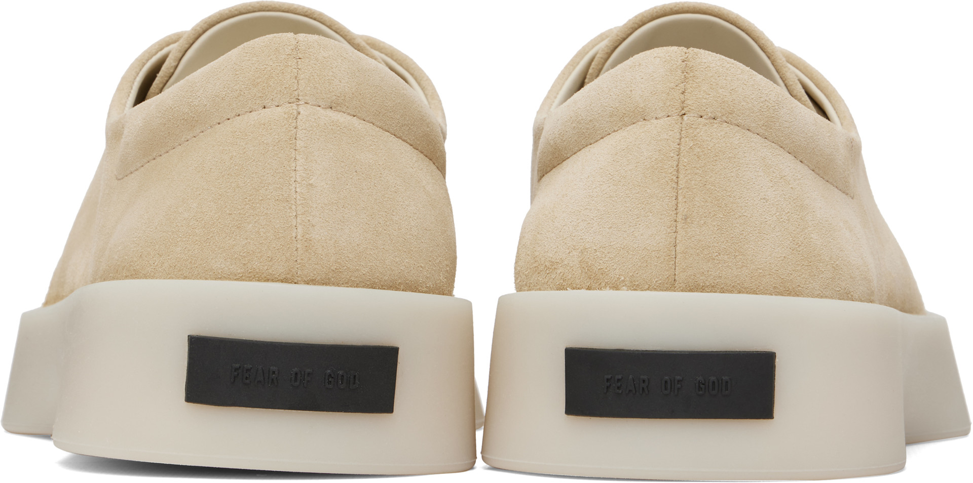 Fear of God: Beige Suede 101 Sneakers | SSENSE