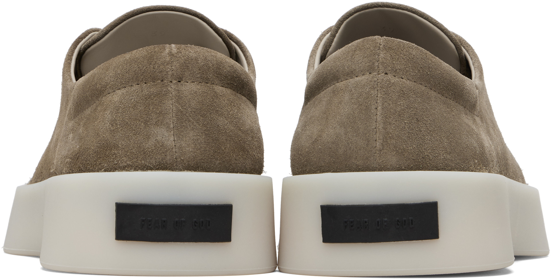Fear of God: Gray Suede 101 Sneakers | SSENSE