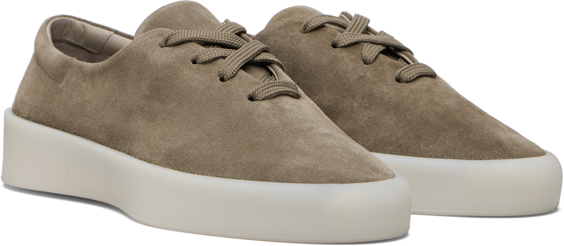 Fear of God: Gray Suede 101 Sneakers | SSENSE