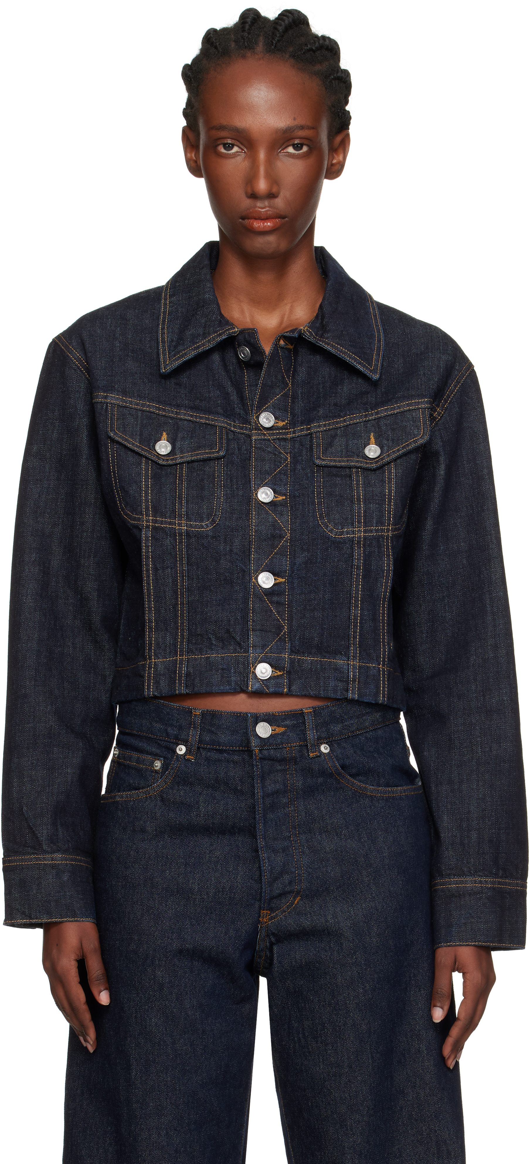 denim dress for dinner Julia Casual Luxury Dress Size:S TALL line silhouette Alexander McQueen Bustier Cocktail