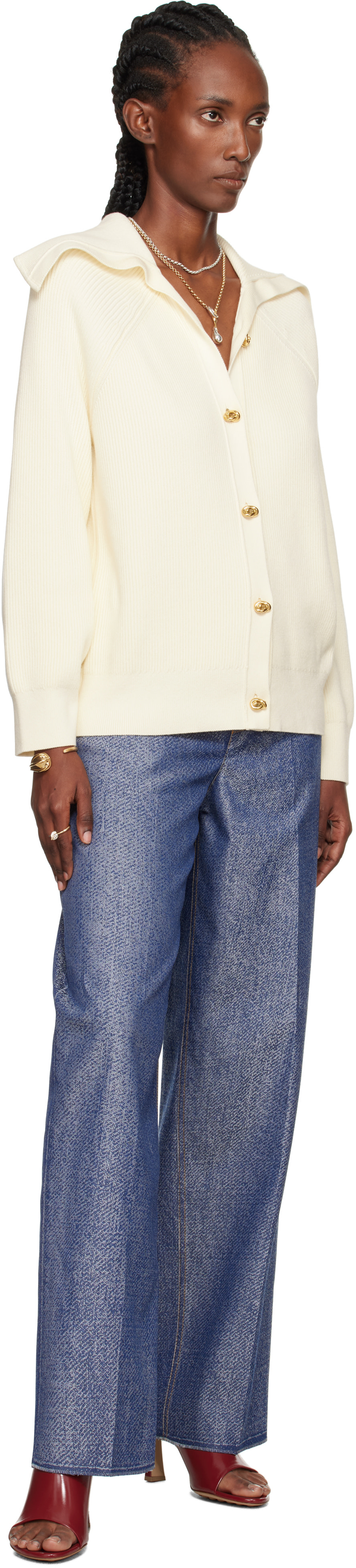 Bottega Veneta: Knot Ring | SSENSE Canada