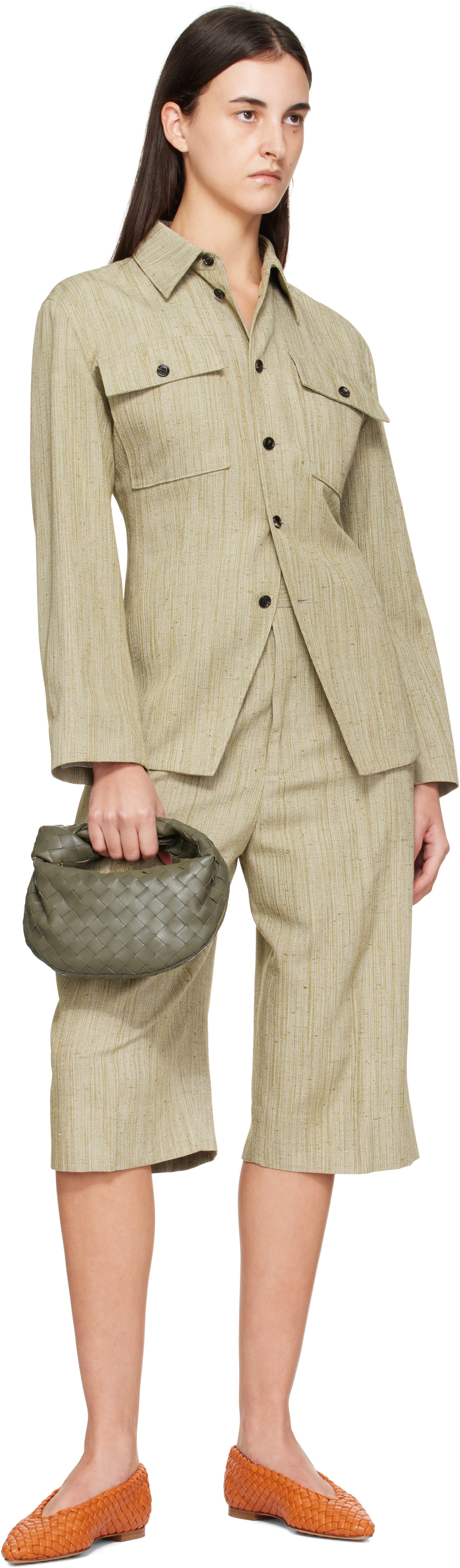 Bottega Veneta - Mini sac Jodie vert
