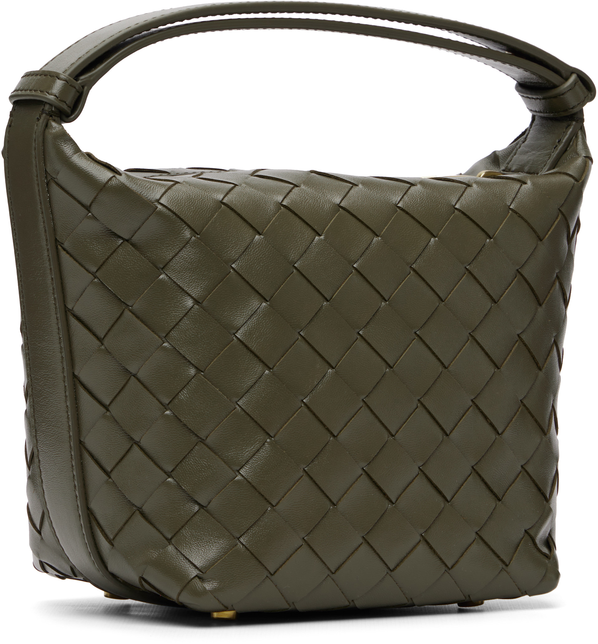 Bottega Veneta - Micro sac Wallace kaki