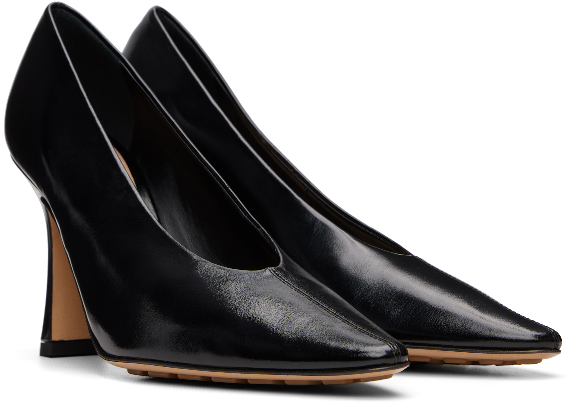 Bottega Veneta - Chaussures à talon Sofia noires