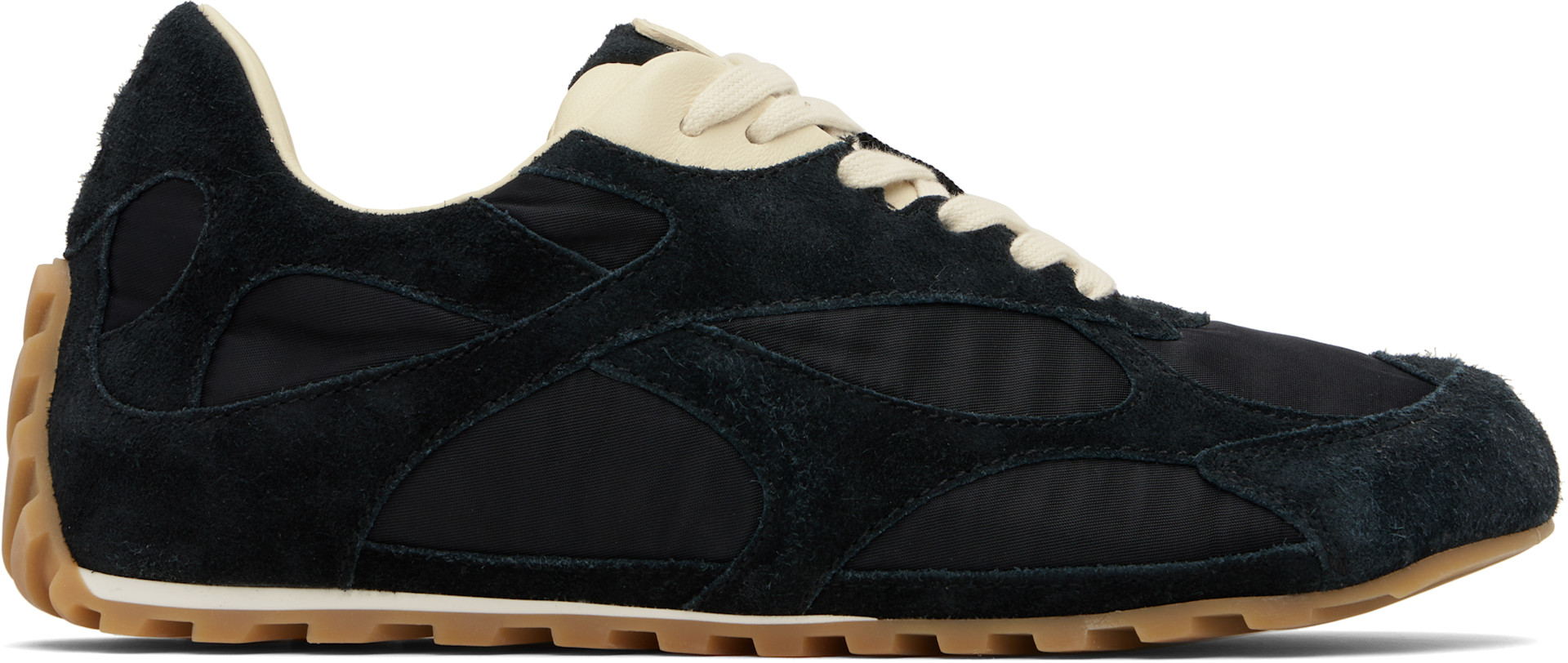 Bottega Veneta: Black Orbit Flash Sneakers | SSENSE