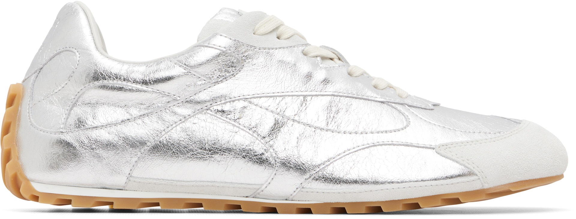 Bottega Veneta - Baskets Orbit Flash argentées