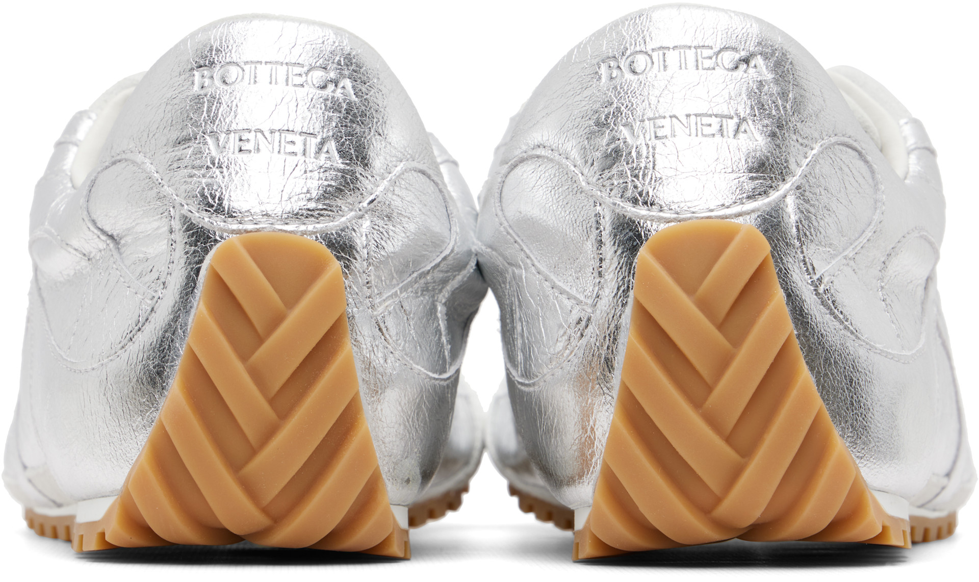 Bottega Veneta - Baskets Orbit Flash argentées