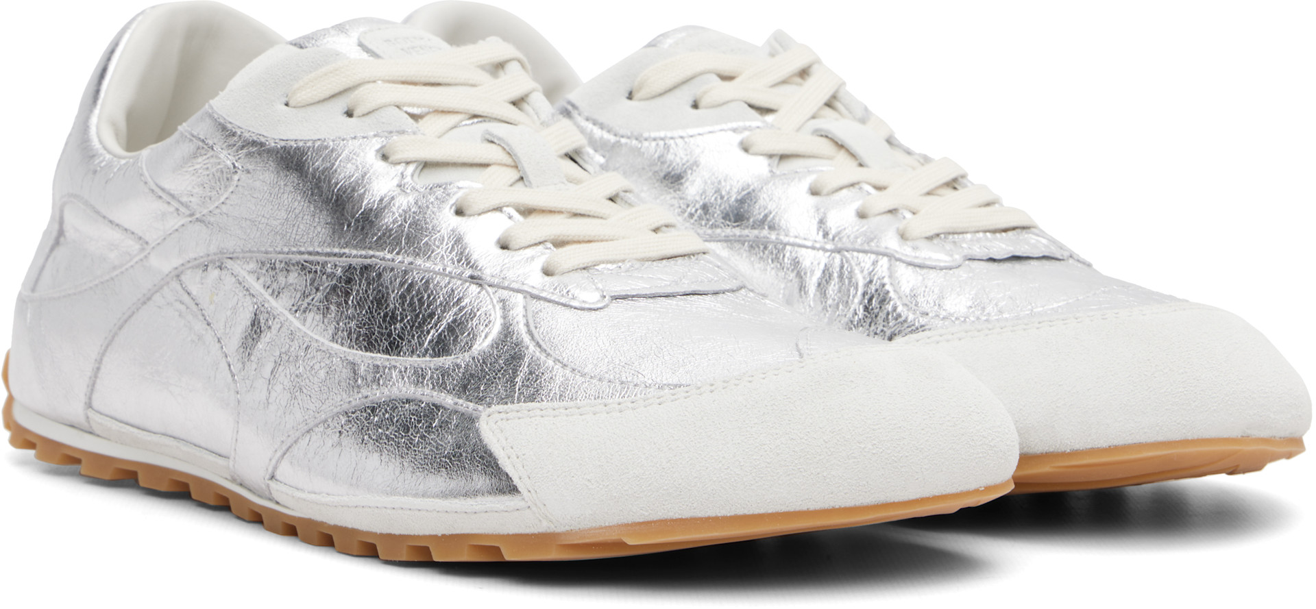 Bottega Veneta - Baskets Orbit Flash argentées
