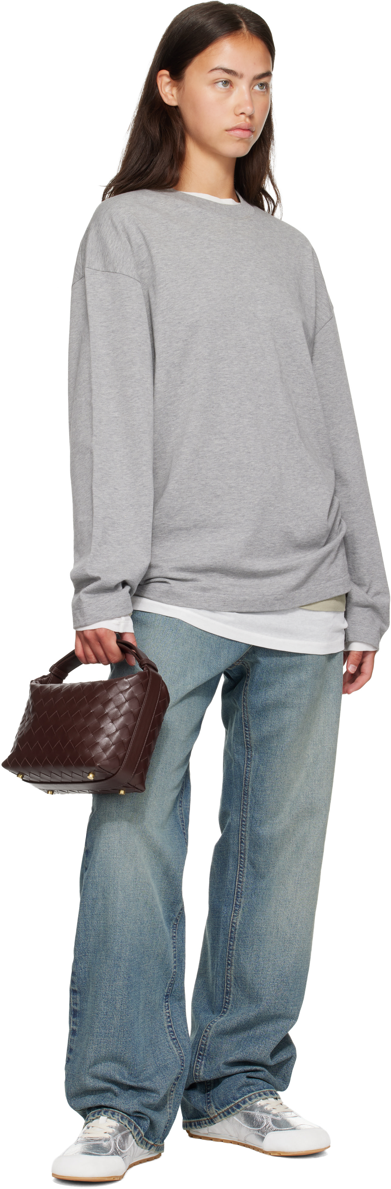 Bottega Veneta - Baskets Orbit Flash argentées