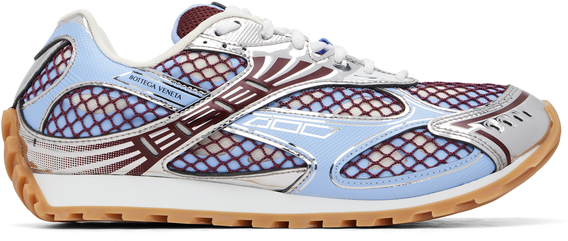 Bottega Veneta - Baskets Orbit brun et bleu