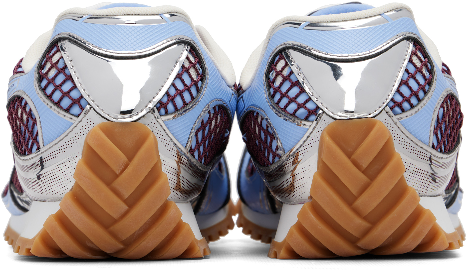 Bottega Veneta - Baskets Orbit brun et bleu
