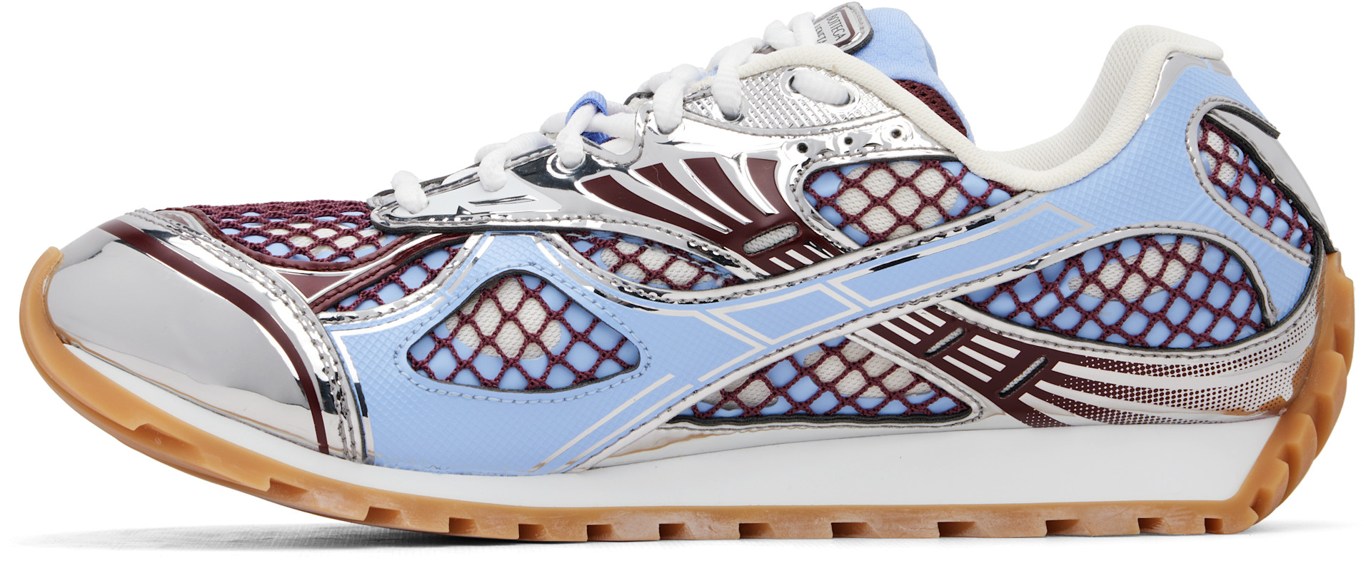 Bottega Veneta - Baskets Orbit brun et bleu
