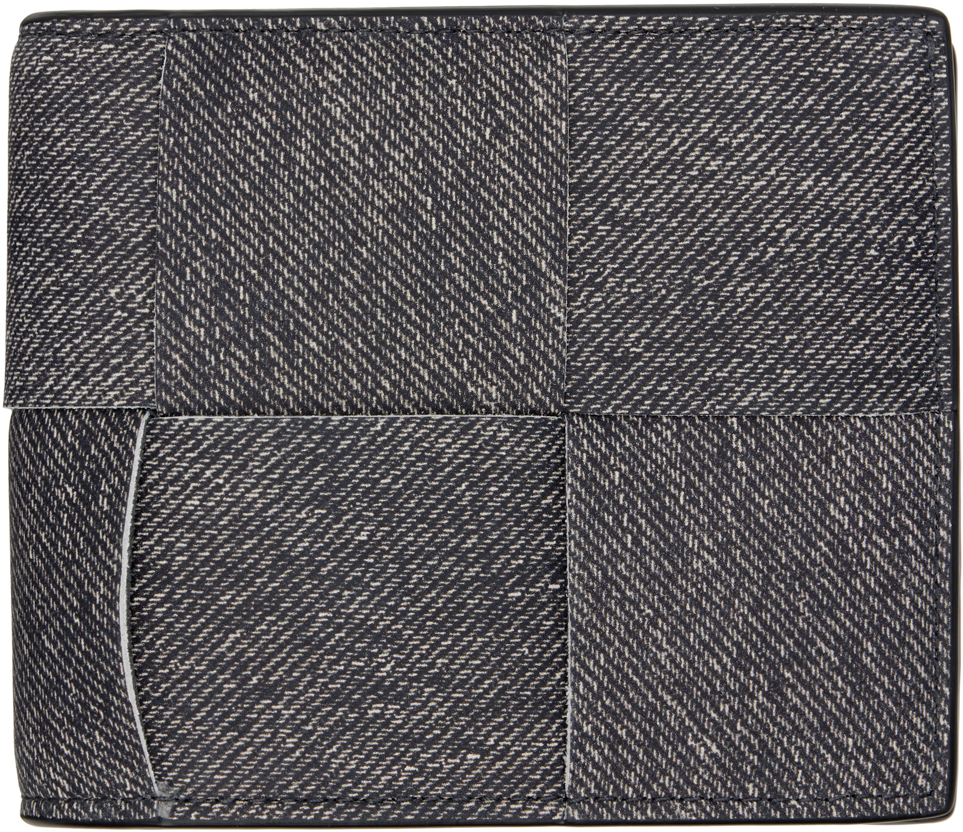 BOTTEGA VENETA カセットウォレット Bottega Veneta: Gray Cassette Bi-Fold Wallet | SSENSE