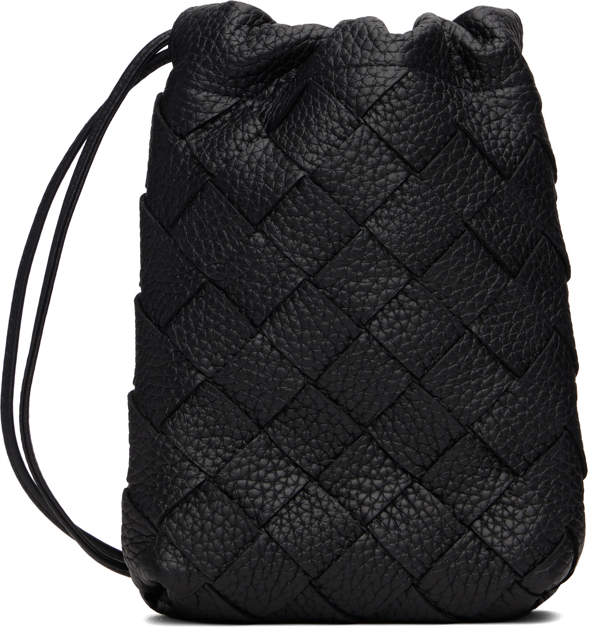 Bottega Veneta - Pochette verticale Dustbag noire